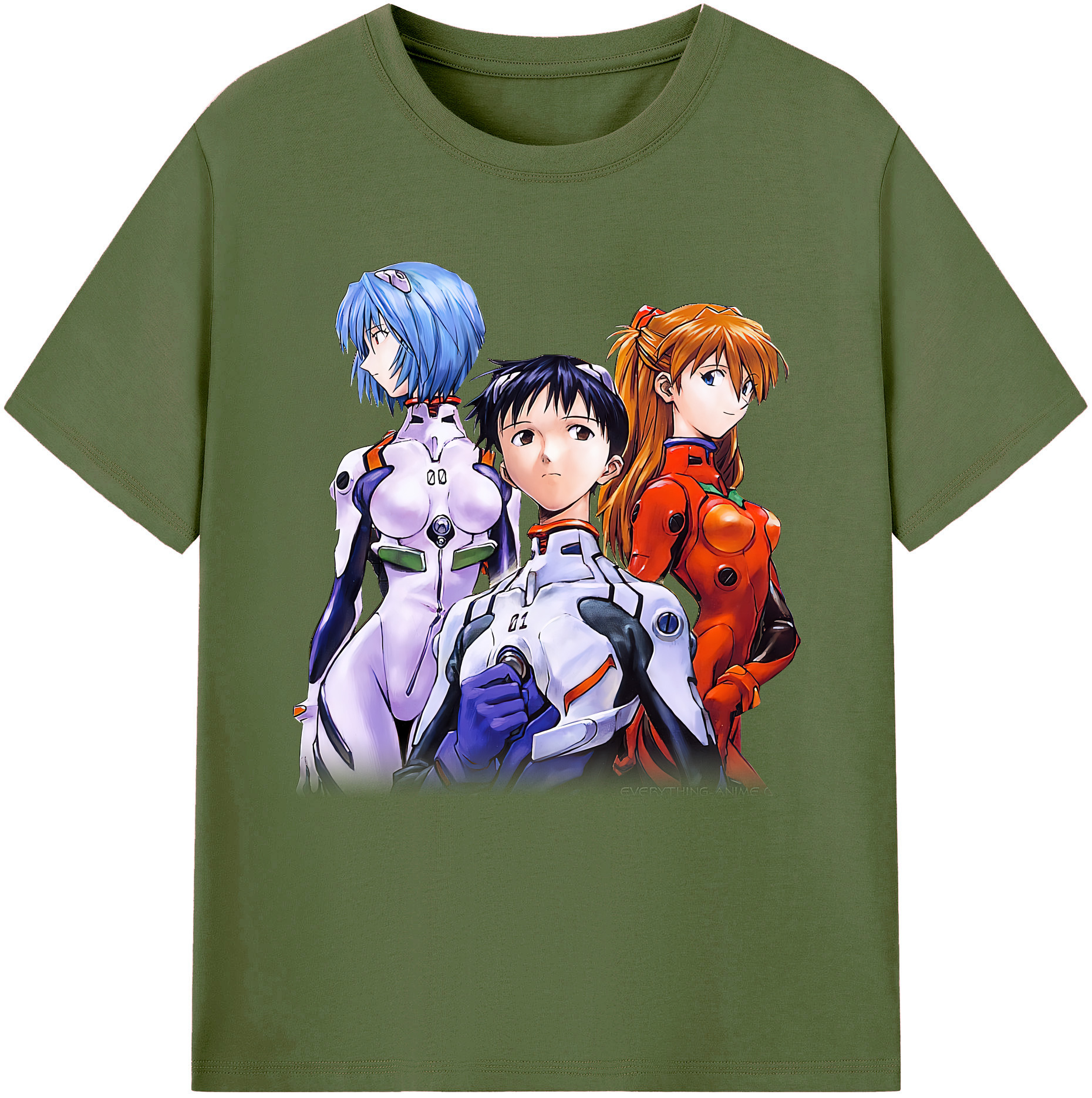 （画像用） EVA 新世紀エヴァンゲリオン 綿100％半袖Tシャツ（フロントプリント）
